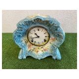 Antique Porcelain Mantel Clock Antique Porcelain Mantel Clock