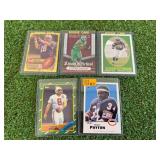 Football Cards - Walter Payton, Steve Young, Payton Manning Football Cards - Walter Payton, Steve Young, Payton Manning