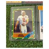 Football Cards - Walter Payton, Steve Young, Payton Manning Football Cards - Walter Payton, Steve Young, Payton Manning