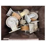 3 Tubs of Large Casters 3 Tubs of Large Casters