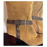 Freebird Holland Tan Suede Knee High Size 10 Boots by Tommy Hilfiger