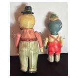 Frozen Charlottes Mr. Harvey and Little Pete Figurines