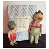 Frozen Charlottes Mr. Harvey and Little Pete Figurines