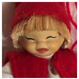 Two Scandinavian Christmas Gnomes / Nisse Dolls / Tomte Dolls