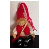 Two Scandinavian Christmas Gnomes / Nisse Dolls / Tomte Dolls