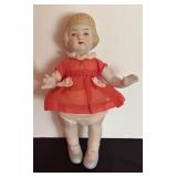 Vintage Bisque Porcelain Doll
