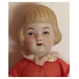 Vintage Bisque Porcelain Doll