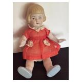 Vintage Bisque Porcelain Doll