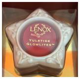 Set of Three New Lenox Yuletide Glowlites