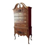 The American Craftsman by Stanley Highboy Chest of Drawers