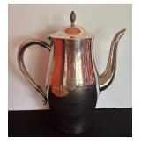 Elegant Silver Plated Coffee and Tea Service including Platter, Coffee Pot, Teapot, Sugar Dish and Creamer Pitcher