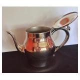 Elegant Silver Plated Coffee and Tea Service including Platter, Coffee Pot, Teapot, Sugar Dish and Creamer Pitcher
