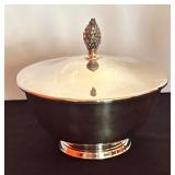 Elegant Silver Plated Coffee and Tea Service including Platter, Coffee Pot, Teapot, Sugar Dish and Creamer Pitcher