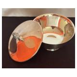 Elegant Silver Plated Coffee and Tea Service including Platter, Coffee Pot, Teapot, Sugar Dish and Creamer Pitcher