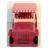 Vintage Tonka Toys 1962 Tonka Surry Pink Jeep with Canopy
