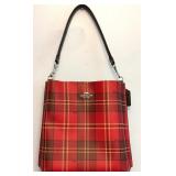 Coach 1941 Shoulder Bag / Coach Mollie Bucket Bag with Tartan Print