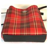 Coach 1941 Shoulder Bag / Coach Mollie Bucket Bag with Tartan Print