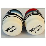 Pair of Vintage Navajo Desert Sunset Pottery Vases by Judy Bikhorse