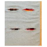 Vintage Blanket / Rug Chimayo or Mexican Origin Thunderbird Motifs