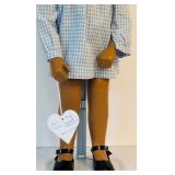 1969 Rare Vintage Sasha Side-Part Brunette Doll with Original Dress / "Sasha Brunette Part Party"