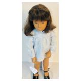 1969 Rare Vintage Sasha Side-Part Brunette Doll with Original Dress / "Sasha Brunette Part Party"