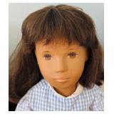 1969 Rare Vintage Sasha Side-Part Brunette Doll with Original Dress / "Sasha Brunette Part Party"