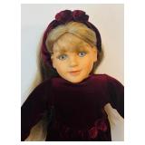 1998 My Twinn Doll in Velvet Dress