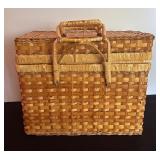 American Girl Bitty Baby Doll Suitcase and Basket