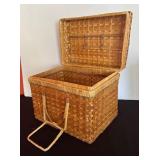 American Girl Bitty Baby Doll Suitcase and Basket