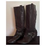 The Frey Company Steffi Harness Tall Pull On Size 10 Boots