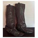 The Frey Company Steffi Harness Tall Pull On Size 10 Boots