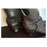 The Frey Company Steffi Harness Tall Pull On Size 10 Boots