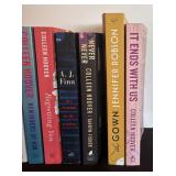 Books by Colleen Hoover, AJ Finn and Jennifer Robson