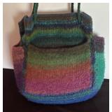 Lovely Coordinating Wool Handbag and Wallet