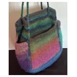 Lovely Coordinating Wool Handbag and Wallet