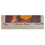 Five Petite Limited Edition Prints by Kiki Suarez and Block including Felicidades, Dragoncillo, Para Ti and More