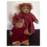 Two Plush Bearington Collection Bears