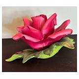 Roman Rose Flower Figurine