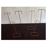 Six Metal Vintage Barbie Stands
