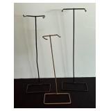 Six Metal Vintage Barbie Stands