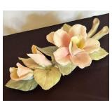 Exquisite Porcelain Floral Decor by Golden Crown and More