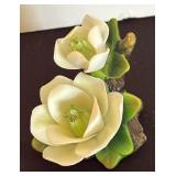 Exquisite Porcelain Floral Decor by Golden Crown and More