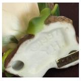 Exquisite Porcelain Floral Decor by Golden Crown and More