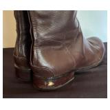 Brown Leather Franco Sarto Size 10 Boots