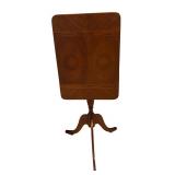 Vintage Burr Walnut Tilt Top Table