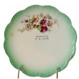 Variety of Vintage China Plates with Beautiful Colors