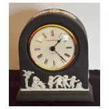 Wedgwood Black Jasperware Neoclassical Clock