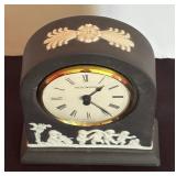 Wedgwood Black Jasperware Neoclassical Clock