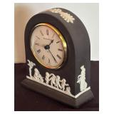 Wedgwood Black Jasperware Neoclassical Clock
