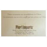 Pier 1 Glacon Ornaments and The Christmas Nail Ornament